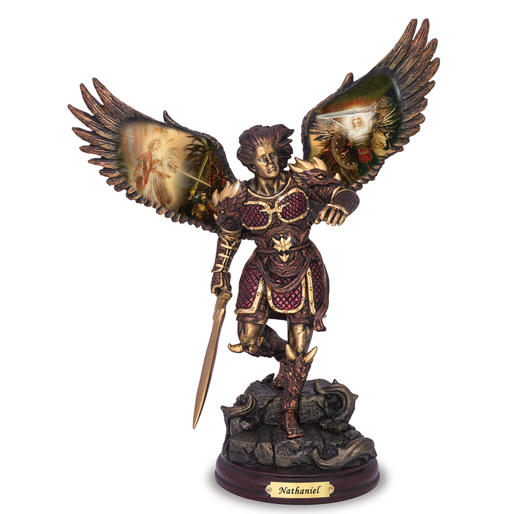 BARACHIEL Defender of Justice Archangels of Light Bronze Figurine 